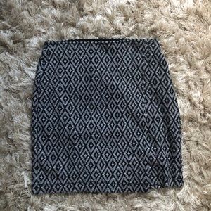 Black and white skirt